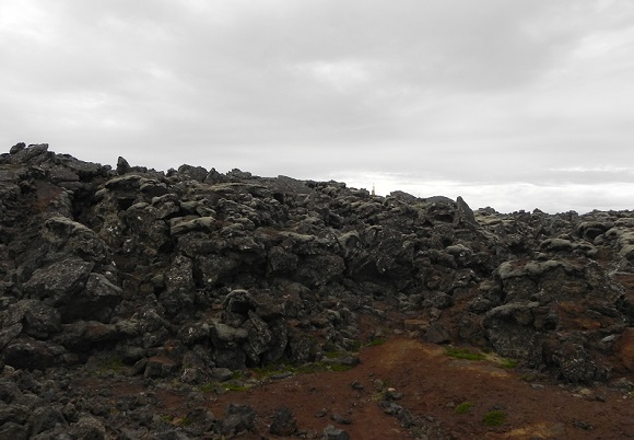 Lava Rocks on path to Blue Lagoon